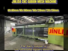 آلة شبك الغابيون CNC من JINLIDA: إنتاجية يومية 10,000 متر مربع