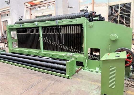 شراء 165m / h 66 * 80mm سداسية شبكة آلة حجر قفص مربع لسد النهر التصنيع عبر الإنترنت