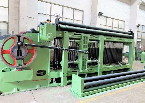 شراء آلة صنع صندوق التراب من الأسلاك Galfan 22kw 4300mm عرض شبكة تويست مزدوجة التصنيع عبر الإنترنت