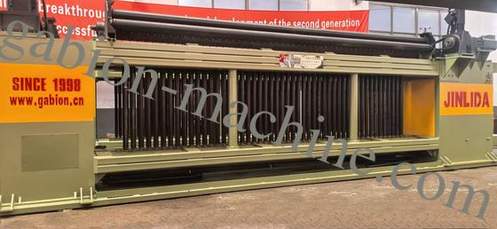 صنع شبك صندوق الغابيون عالي الجودة / آلة صنع شبك الغابيون الأوتوماتيكية المصنوعة في الصين